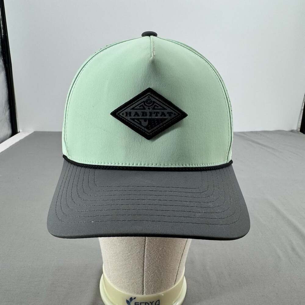 Hooey Men's Habitat Teal 6 Panel Trucker Hat With Diamond Patch